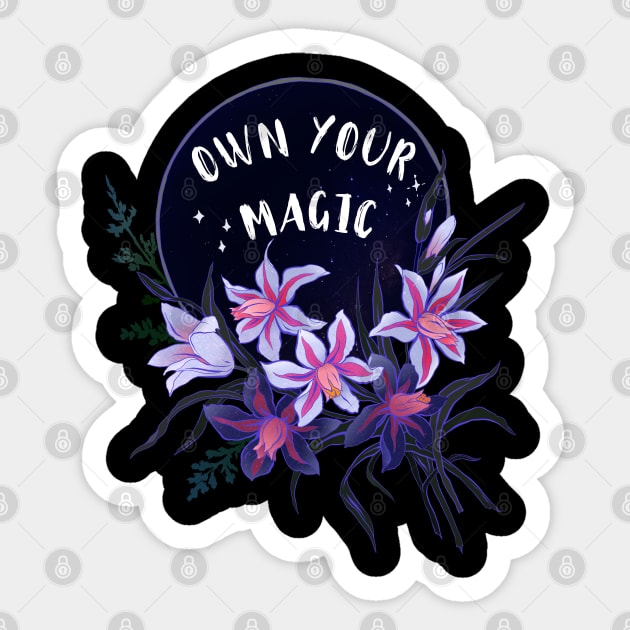 Own Your Magic Sticker by FabulouslyFeminist